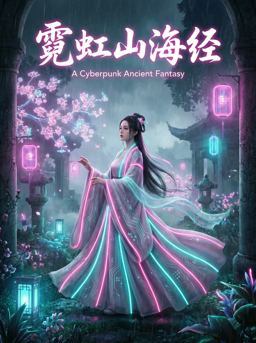 无码视频 古风奇缘短剧 - 霓虹山海经海报